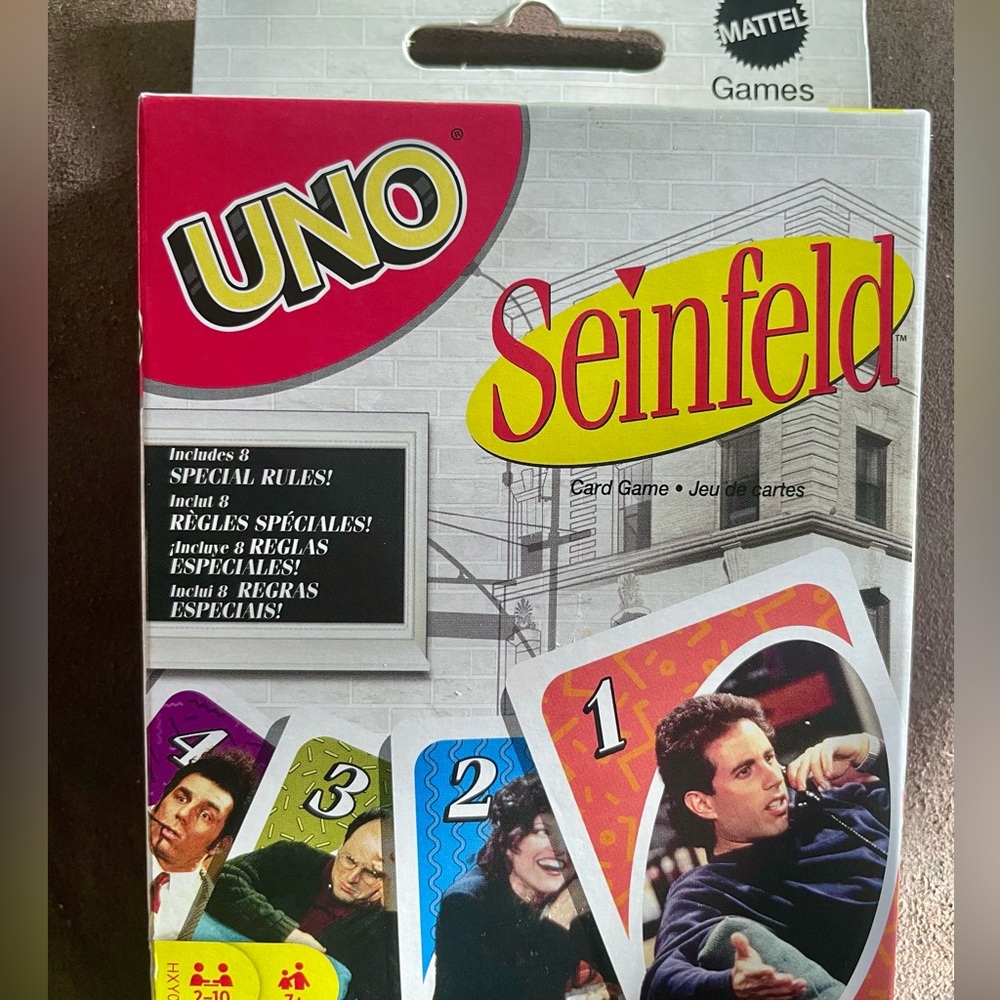 Mattel UNO Seinfeld Card Game